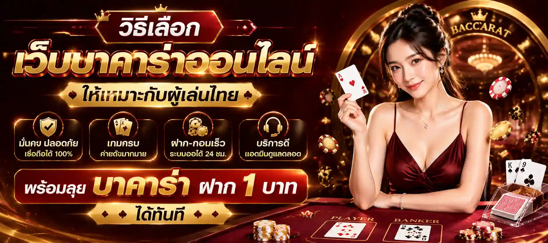 บาคาร่าฝาก1บาท ทางเข้า